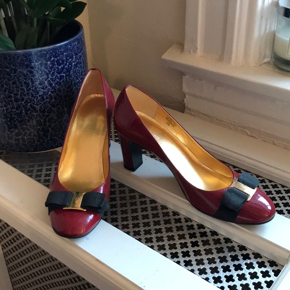 Nine West Emeryl Red Pumps